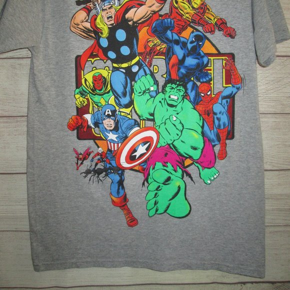 Marvel Avengers T-Shirt Men's Small Comic Book Cover Short Sleeve Graphic - Picture 2 of 5